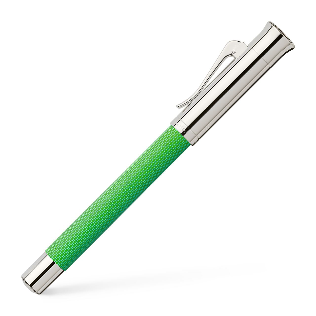 Graf-von-Faber-Castell - Fountain pen Guilloche Viper Green EF
