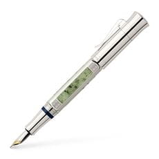 Graf-von-Faber-Castell - Fountain pen, Pen of the Year 2015 platinum-plated, Broad